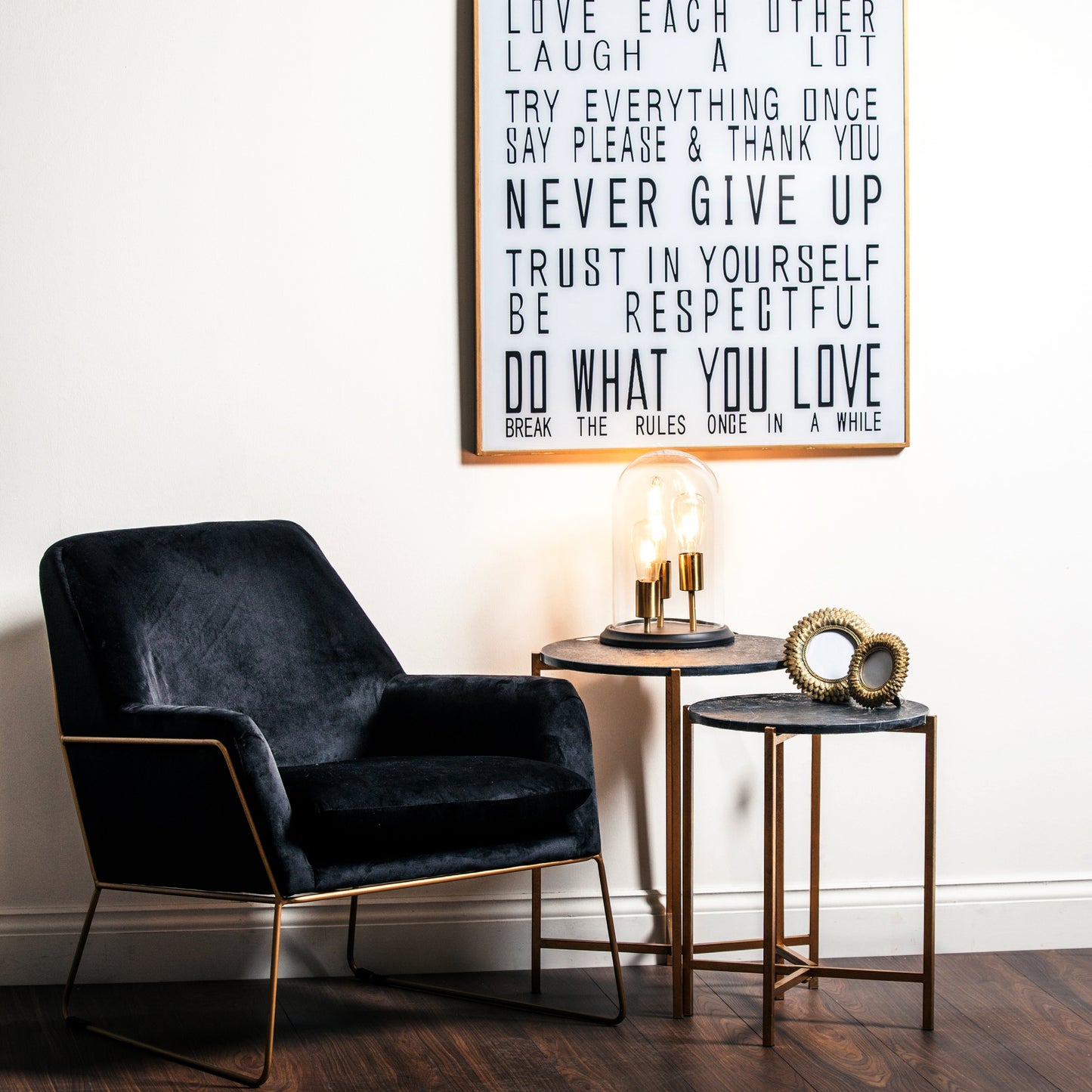 Antique Gold Small Sun Burst Frame