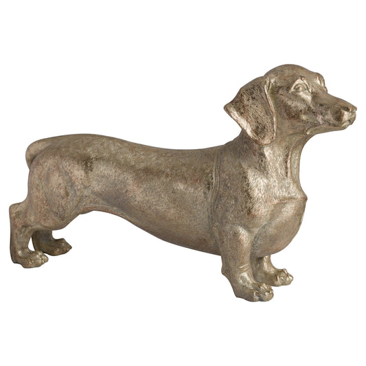 Bert The Dachshund Metallic Ornament